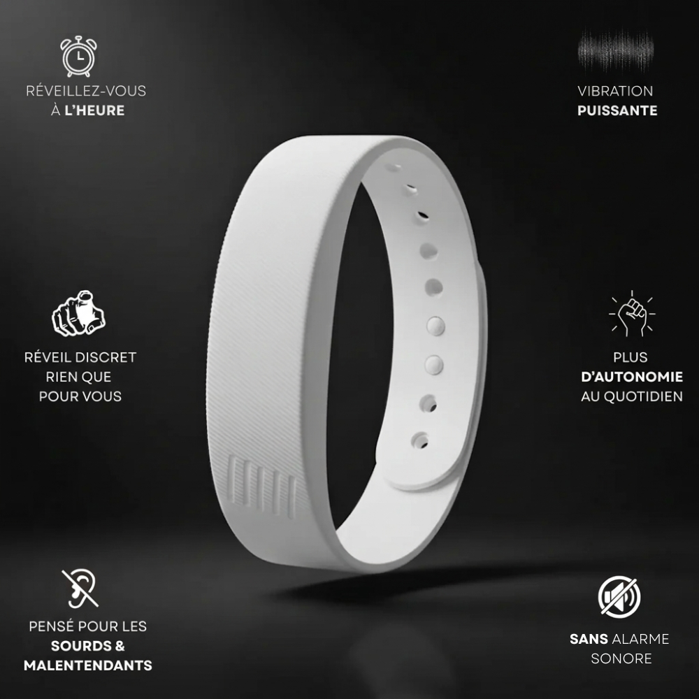 Bracelet réveil pour sourds et malentendants