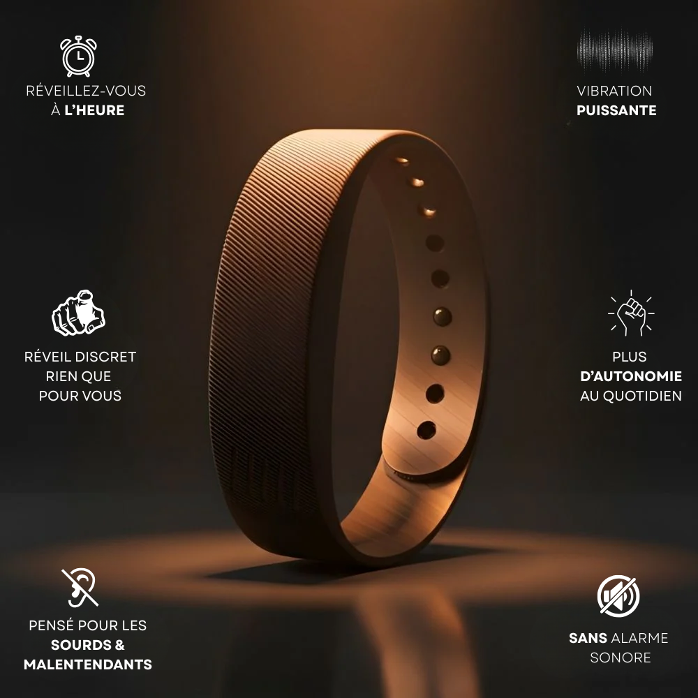 Bracelet réveil pour sourds et malentendants