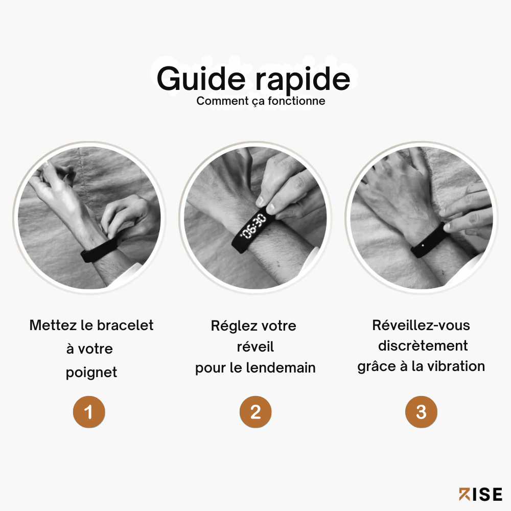 Bracelet réveil pour sourds et malentendants