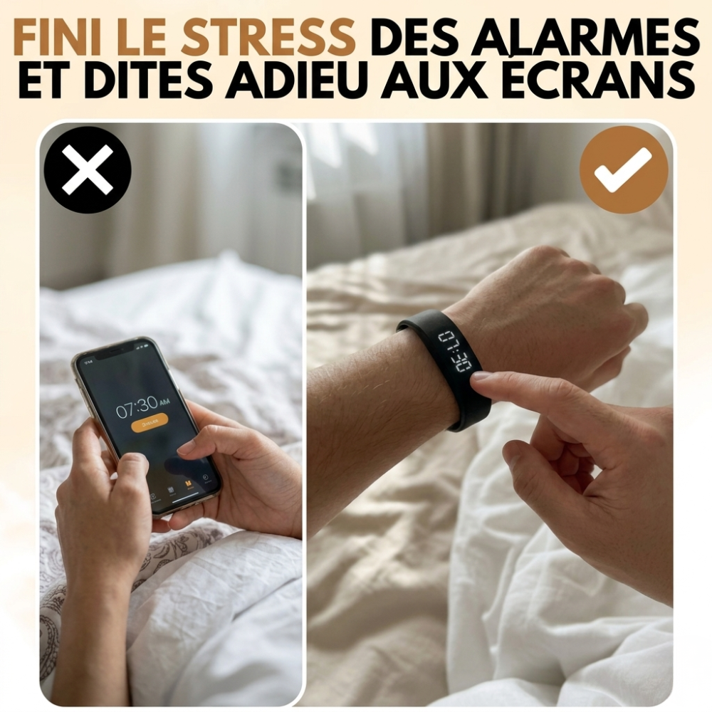 Bracelet réveil pour sourds et malentendants