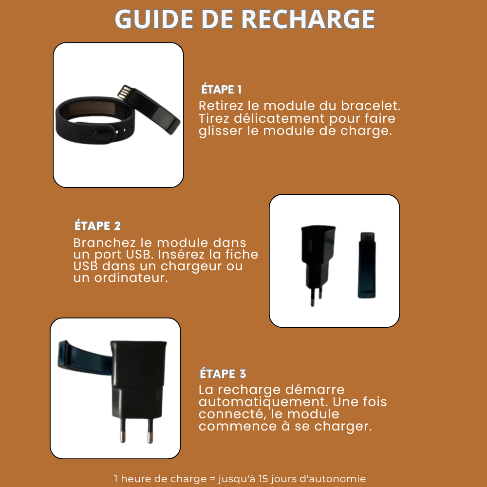 Bracelet réveil pour sourds et malentendants
