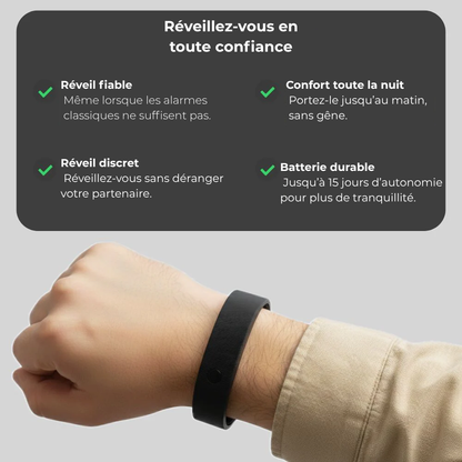 Bracelet réveil pour sourds et malentendants