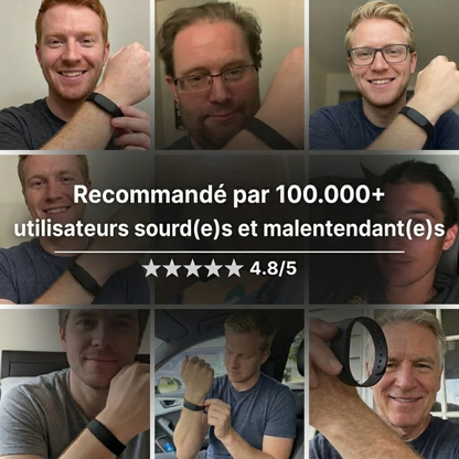 Bracelet réveil pour sourds et malentendants