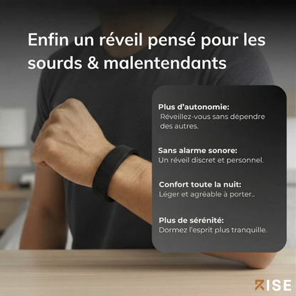 Bracelet réveil pour sourds et malentendants
